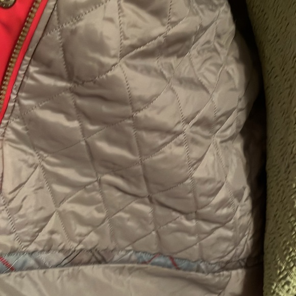 New Women's Barbour Glenrothes Waterproof Jacket Color Red Size 8 - Picture 5 of 8